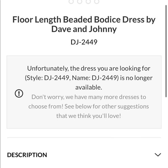 Floor Length Beaded Bodice Dress by Dave and Johnny

Style: DJ-2449 - Picture 6 of 6